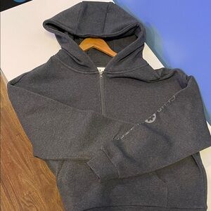NWT charcoal gray Club Pilates hoodie, XL
